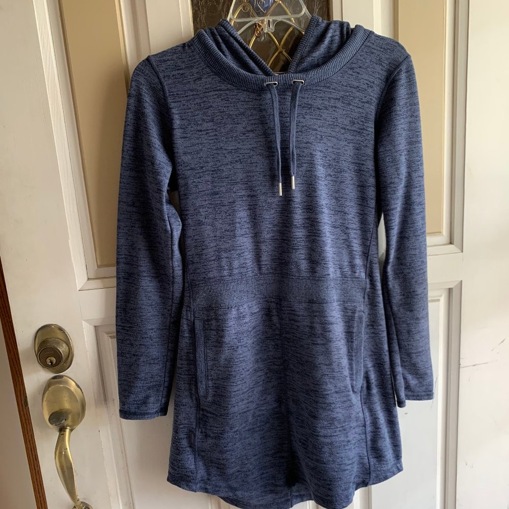 XS Athleta Blue/Gray Sweater Dress
